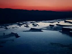 HD: Cotton Castle 'Pamukkale' Stock Footage