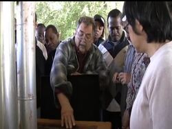 Third World missionaries to the U.S. for low-tech training on cook stoves, water purification. (October 20) News Clip