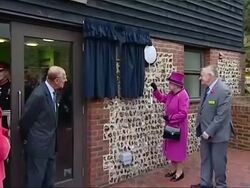 Queen Elizabeth II and Prince Philip Visit East Sussex News Clip