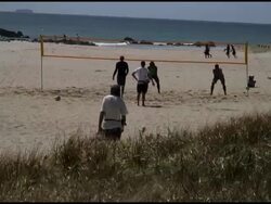 Beach Sports Activities Stock Footage