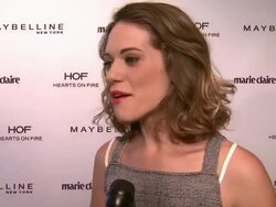INTERVIEW - Lyndsy Fonseca on what beauty means to her at Marie Claire Celebrates May Cover Stars Stock Footage