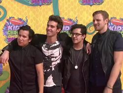 American Authors at Nickelodeon's 27th Annual Kids' Choice Awards Stock Footage