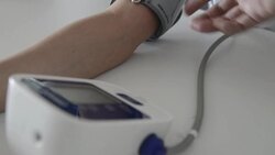 Blood Pressure Measuremen Stock Footage