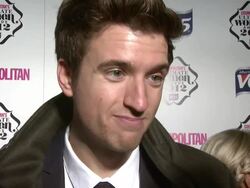 INTERVIEW: Greg James on his perfect woman, love for Hilary Devey and his impersonation of her at the Cosmo Woman of the Year Awards 2012 at Victoria & Albert Museum on October 30, 2012 in London, England (Footage by WireImage Video/Getty Images) Stock Footage