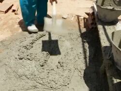 Building workers on construction site Stock Footage