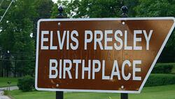 Tupelo Mississippi Elvis Presley birth home and porch in small town of the King of Pop Elvis Stock Footage