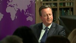 David Cameron Answers re Election Spending Scandal News Clip