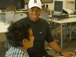 Tiger Woods Learning Center's 2006 OC Block Party Stock Footage