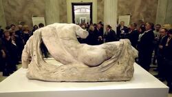 Parthenon sculpture loaned to Russia by the British Museum in St Petersburg News Clip