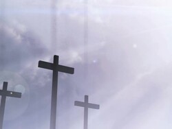 Crosses and Shine Stock Footage