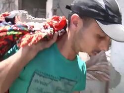 People in Gaza in immediate aftermath of strike News Clip