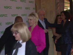 B-ROLL - Michael Caine and Quincy Jones at A Night Out Withâ€¦ Sir Michael Caine Stock Footage