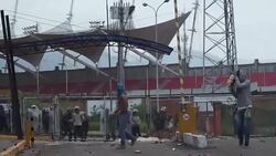 CLEAN : Some twenty wounded in protest in Venezuela border town News Clip