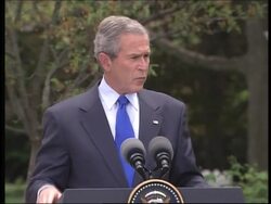 German Chancellor Merkel, EC Pres Barroso and US Pres Bush meet News Clip