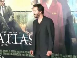 Keanu Reeves at Cloud Atlas Los Angeles Premiere on 10/24/2012 in Hollywood, CA.(Footage by WireImage Video/Getty Images Entertainment Video) Stock Footage