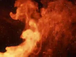 Abstract flame Stock Footage