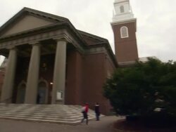 ATMOSPHERE - Harvard University campus Stock Footage