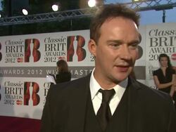 INTERVIEW Russell Watson on awards, pleasure, the event and more at Classic Brit Awards 2012 at Royal Albert Hall on October 02, 2012 in London, England (Footage by WireImage Video/Getty Images)   Stock Footage
