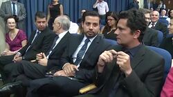 CLEAN : Brazils Judge Moro in anti corruption lecture News Clip