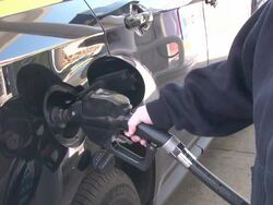 The cost of gasoline Stock Footage