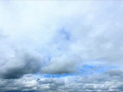 Moving clouds Stock Footage