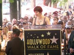 SPEECH: Gale Anne Hurd on the definition of a producer at Gale Anne Hurd Honored with Star on the Hollywood Walk of Fame on 10/3/12 in Hollywood, CA Stock Footage
