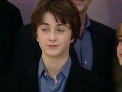 Daniel Radcliffe, Emma Watson and Rupert Grint at the premiere of Harry Potter and The Philosopher's Stone News Clip