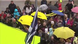 General Election 2015 - Nicola Sturgeon & SNP Launch New Poster News Clip