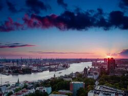 TIME LAPSE: Hamburg Stock Footage