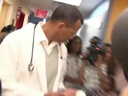 Alex Rodriguez at the Bronx-Lebanon Hospital Center Dedication Ceremony to Alex Rodriguez Stock Footage
