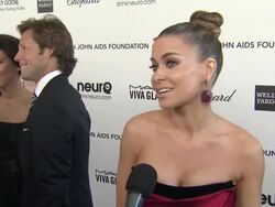 INTERVIEW - Carmen Electra at Elton John AIDS Foundation Presents 21st Annual Academy Awards Viewing Party Stock Footage