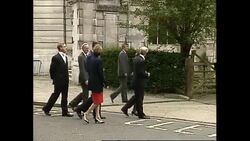 Princess Diana, Prince Charles and Prince Harry with Prince William as he starts at Eton school News Clip