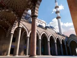 3D Suleymaniye Mosque Stock Footage