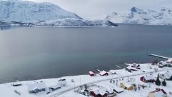 Snow-covered scenery near Tromso, Norway News Clip