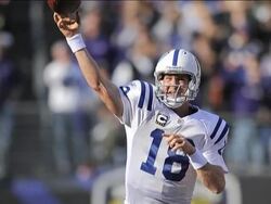 Brett Favre completed 22 of 35 passes in Minnesota's win over Seattle. The Colts stayed unbeatean by edging Baltimore. New Orleans is also unbeaten after a rout of Tampa Bay. Chiefs surprise Steelers in overtime. (Nov. 22) News Clip