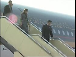 King Abdullah and Queen Rania on first visit to India News Clip