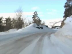 Winter Driving 06 Stock Footage