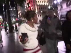 Christina Milian at Katsuya in Hollywood Stock Footage