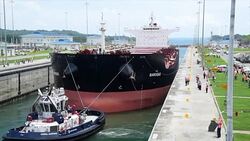 VOICED : Panama inicio pruebas con barcos por nuevo canal News Clip