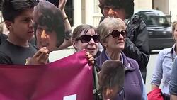 CLEAN : Rights group protests outside Turkish embassy in London News Clip