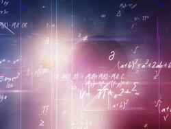 Mathematical formulas (Universe) Stock Footage