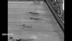 Buster Crabbe wins 1932 Olympic 400-meter freestyle in Los Angeles News Clip