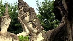 Buddha Park Stock Footage