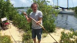 British artist builds island on recyclables News Clip