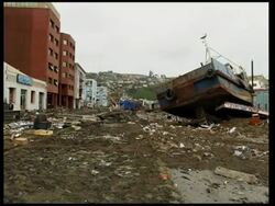 Clean-up in towns badly hit by earthquake and waves that followed Instructional Video
