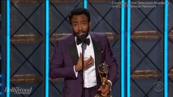 Donald Glover Wins Lead Actor In a Comedy Series & Directing for a Comedy Series | THR News News Clip