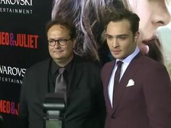 Ed Westwick at the 'Romeo & Juliet' Los Angeles Stock Footage