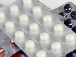 Pills variety Stock Footage