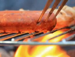 Barbecue chorizos Hd Stock Footage