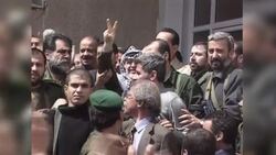 Suha Arafat is calling the death of her husband, Palestinian leader Yasser Arafat, the "crime of the century." This follows a report by Swiss scientists which revealed Arafat ingested lethal radioactive polonium before his death nine years ago. (Nov. 8) News Clip